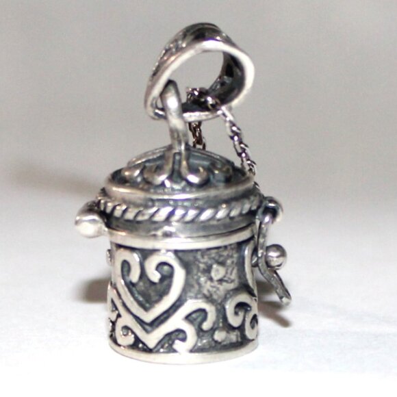 Sterling Silver Prayer Box Necklace - Picture 5 of 9